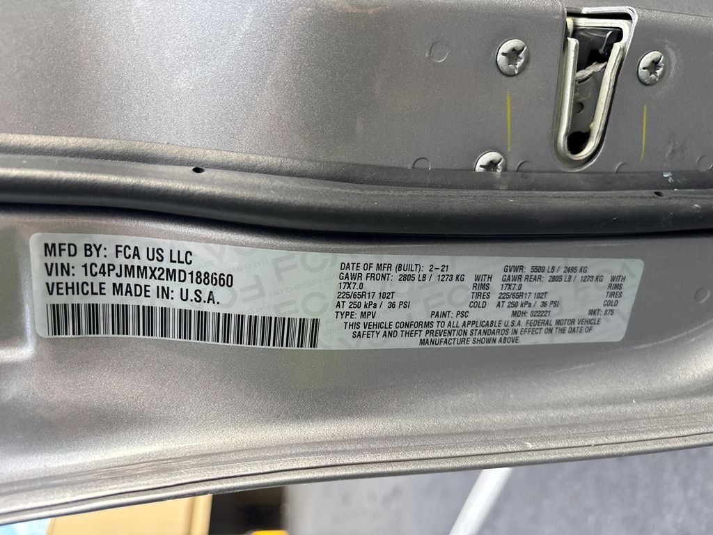 2021 Jeep Cherokee Latitude Lux
