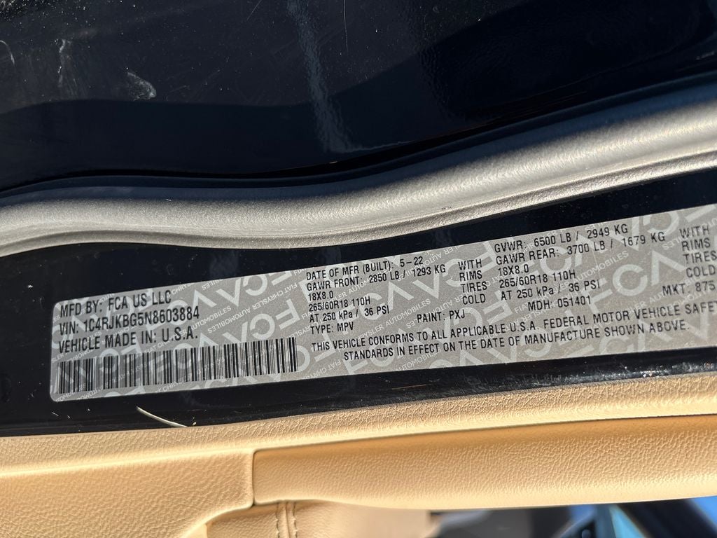 2022 Jeep Grand Cherokee L Limited