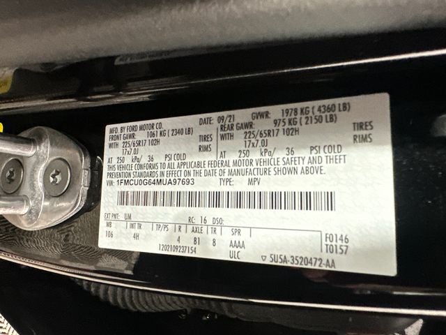 2021 Ford Escape SE