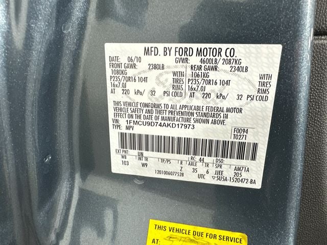 2010 Ford Escape XLT