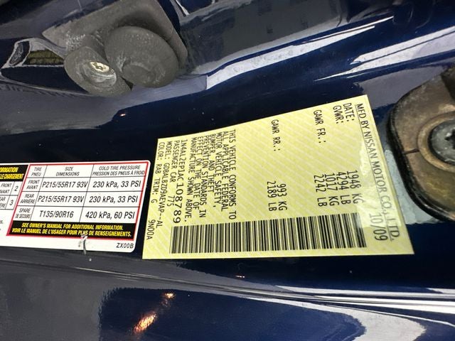 2010 Nissan Altima 2.5 S