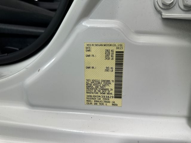 2023 Nissan Altima 2.5 SV Premium Package