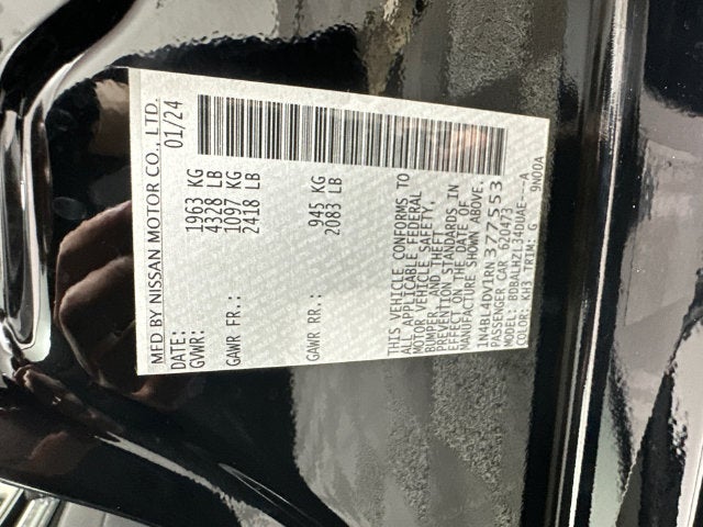 2024 Nissan Altima 2.5 SV Premium Package