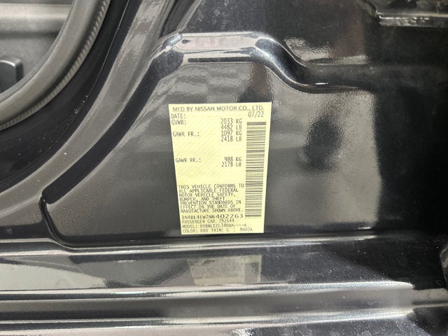 2022 Nissan Altima 2.5 SL