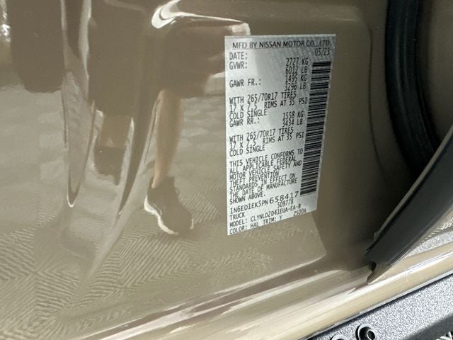 2023 Nissan Frontier PRO-4X Convenience, Premium & Technology Package