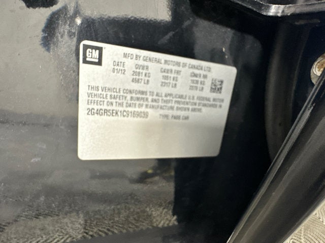 2012 Buick Regal Base