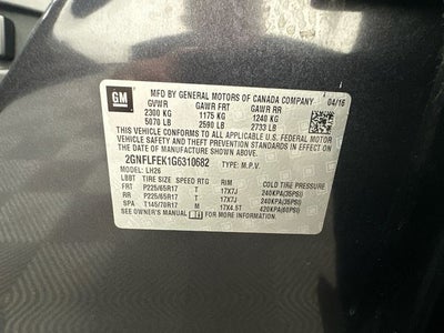 2016 Chevrolet Equinox LT