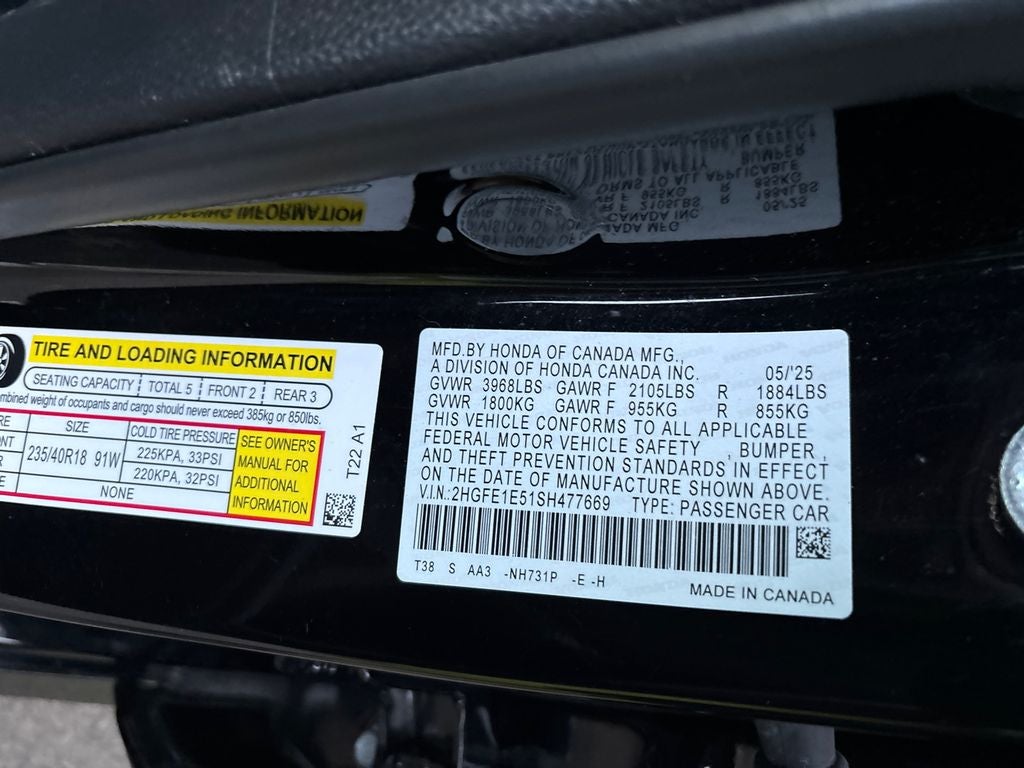 2025 Honda Civic Si Base