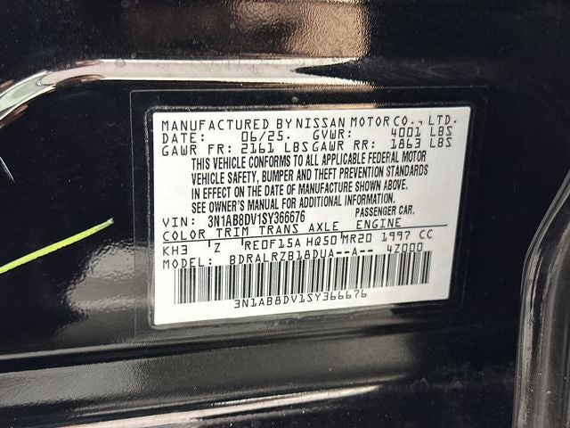 2025 Nissan Sentra SR