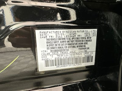 2025 Nissan Sentra SR Premium Package