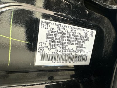 2025 Nissan Sentra SR Premium Package