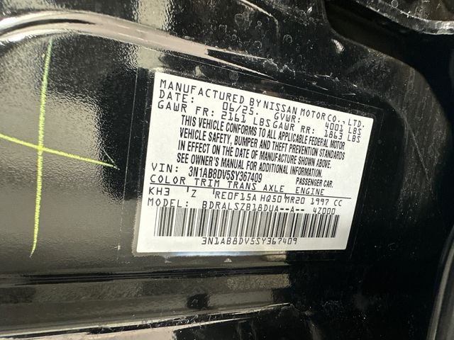 2025 Nissan Sentra SR Premium Package