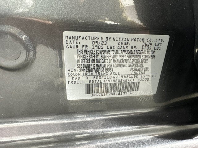 2024 Nissan Versa 1.6 SR