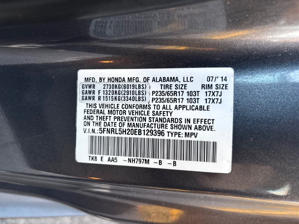 2014 Honda Odyssey LX