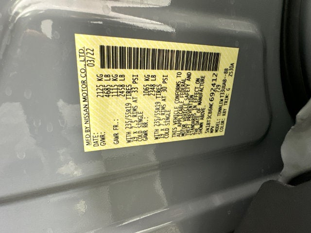 2022 Nissan Rogue SL Premium Package