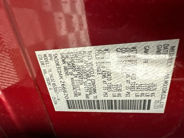 2023 Nissan Pathfinder SL Premium Package