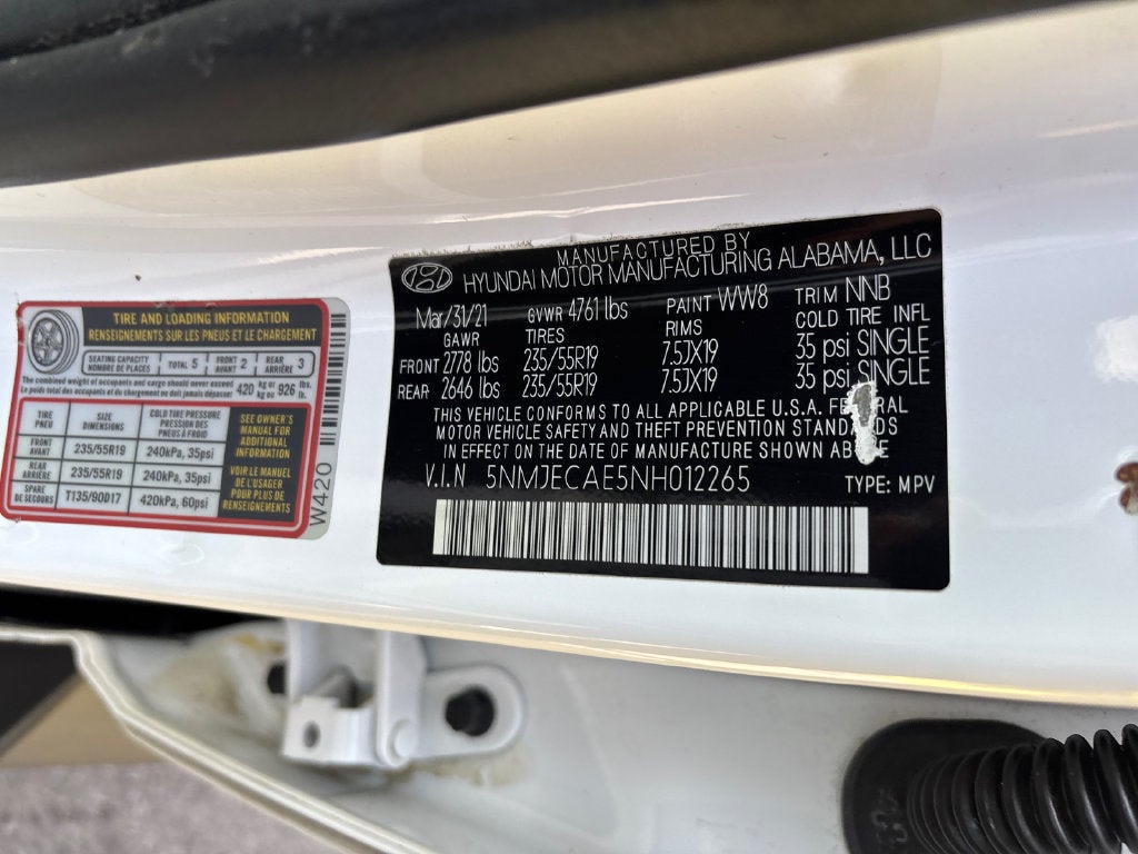 2022 Hyundai TUCSON Limited
