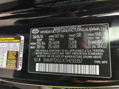 2026 Hyundai SANTA FE SE