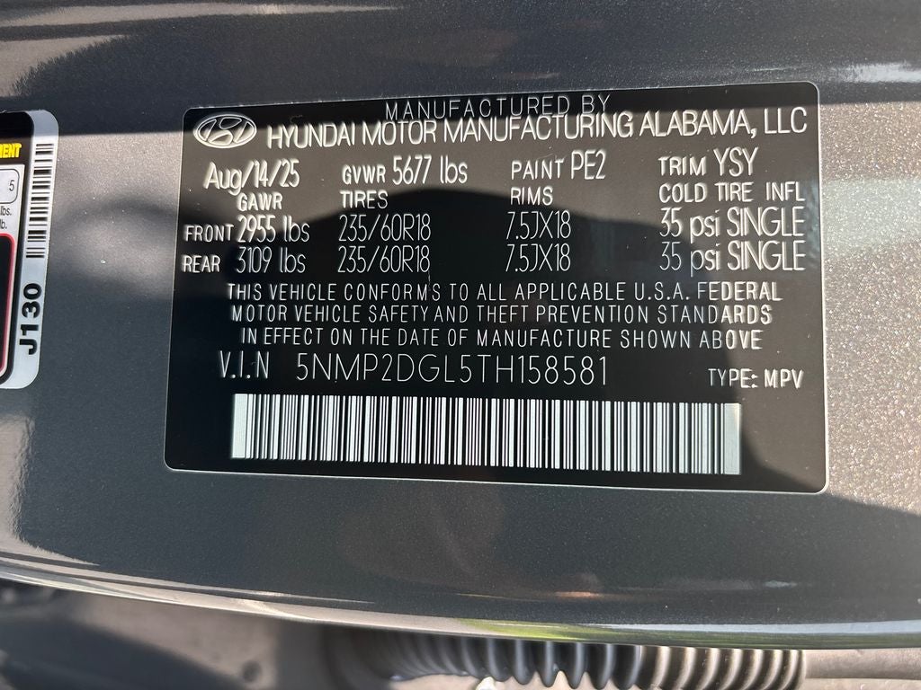 2026 Hyundai SANTA FE SEL