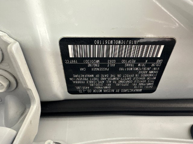 2020 Nissan Rogue Sport SL