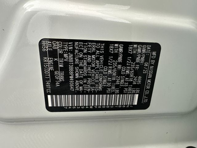 2023 Nissan Rogue SV Premium Package
