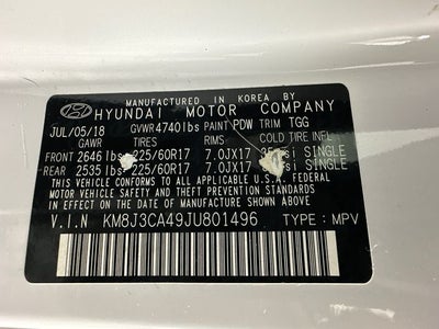 2018 Hyundai TUCSON SEL