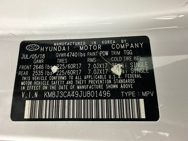 2018 Hyundai TUCSON SEL