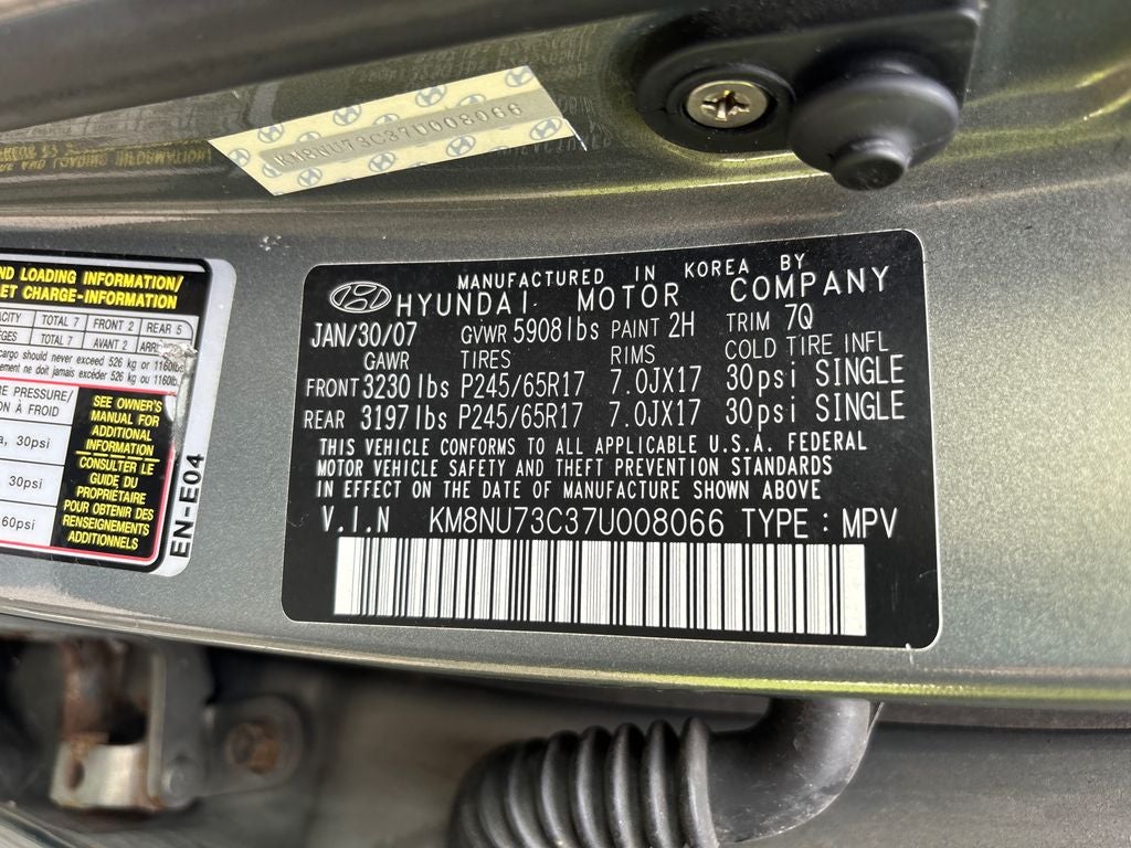 2007 Hyundai VERACRUZ Base