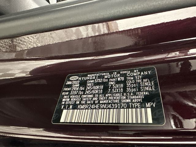 2022 Hyundai PALISADE SEL