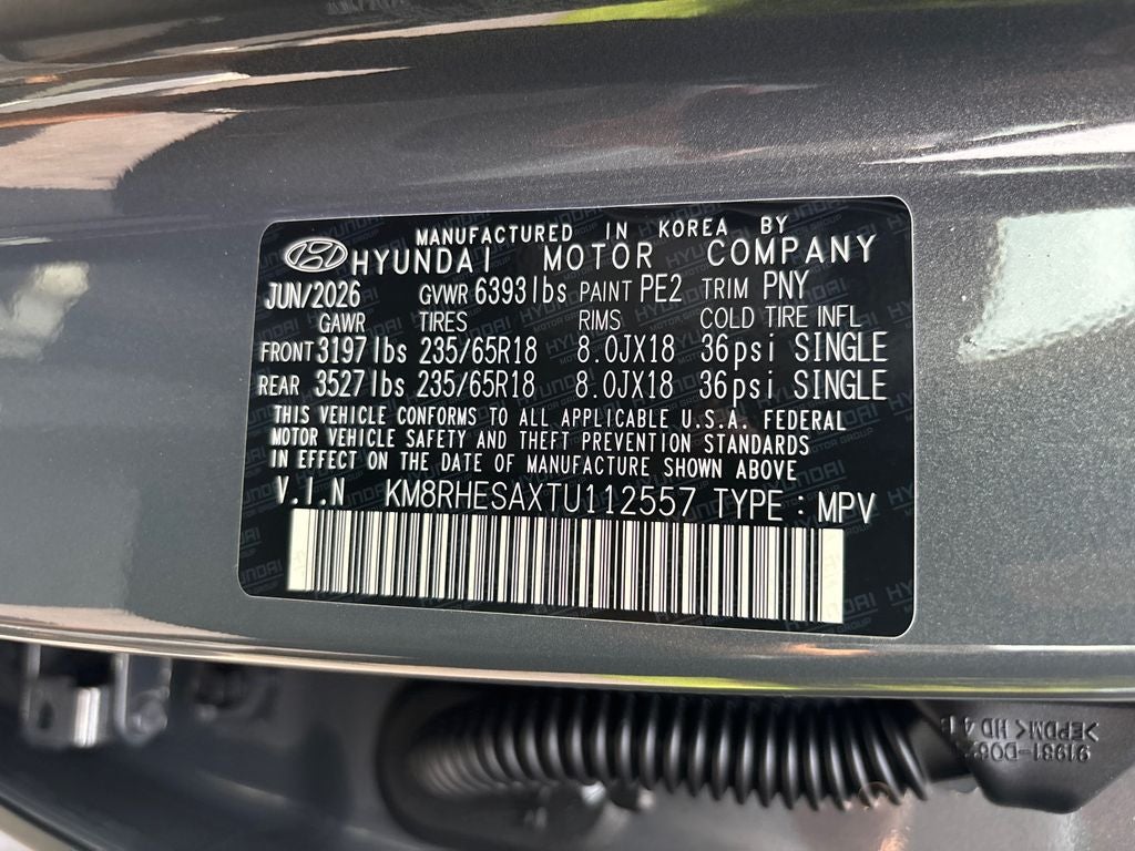 2026 Hyundai PALISADE HYBRID SEL Premium 7 Passenger