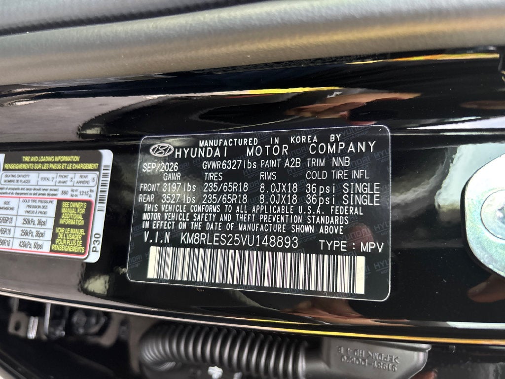 2027 Hyundai PALISADE SEL 7 Passenger