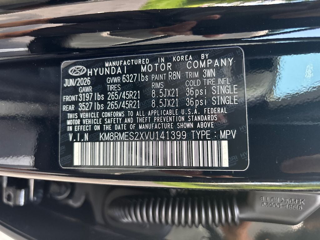 2027 Hyundai PALISADE Calligraphy