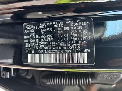 2027 Hyundai PALISADE Calligraphy
