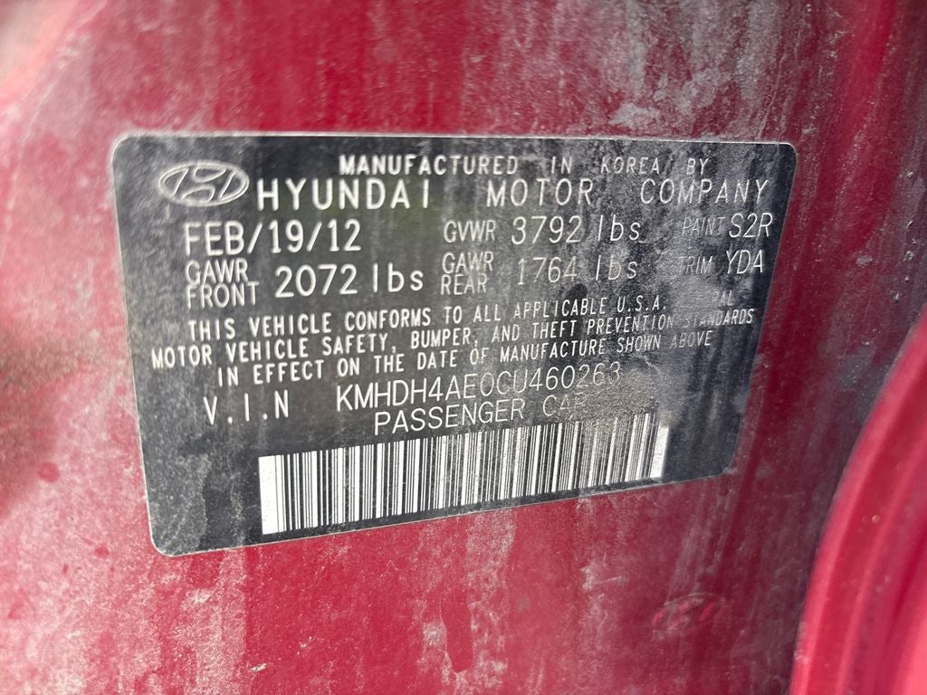 2012 Hyundai ELANTRA GLS