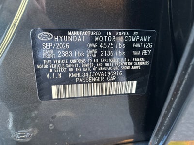 2027 Hyundai SONATA HYBRID SEL
