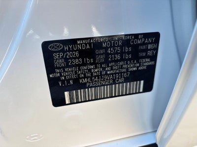 2027 Hyundai SONATA HYBRID Limited