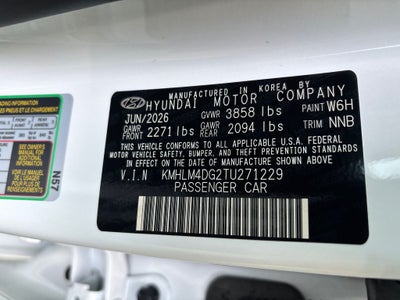 2026 Hyundai ELANTRA SEL Sport