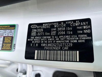 2026 Hyundai ELANTRA SEL Sport