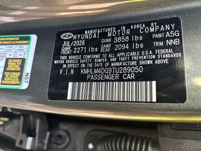 2026 Hyundai ELANTRA SEL Sport