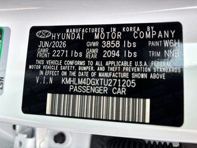 2026 Hyundai ELANTRA SEL Sport