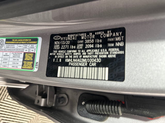 2021 Hyundai ELANTRA SEL