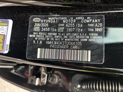 2026 Hyundai ELANTRA N Base