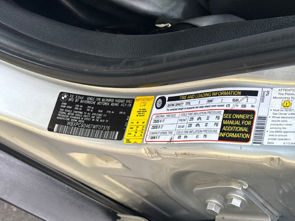 2007 BMW X3 3.0si