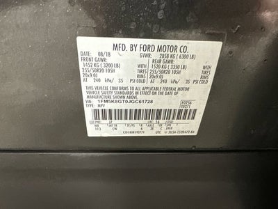 2018 Ford Explorer Sport