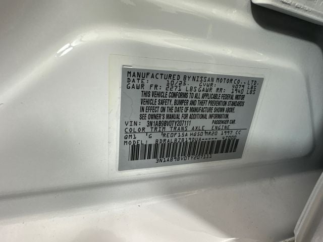 2026 Nissan Sentra S