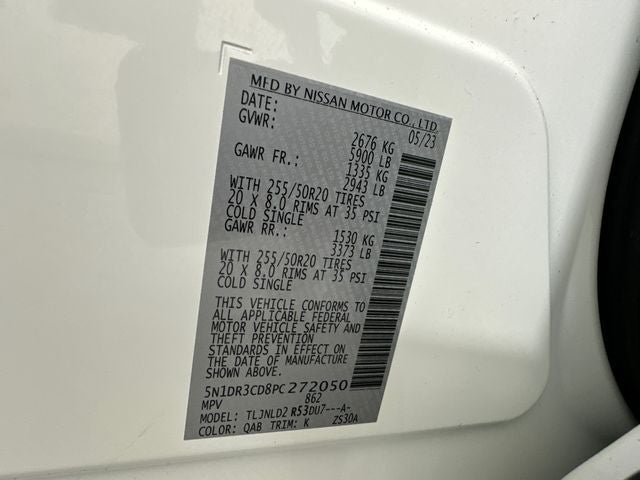2023 Nissan Pathfinder SL Premium Package