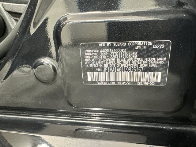 2020 Subaru WRX Base