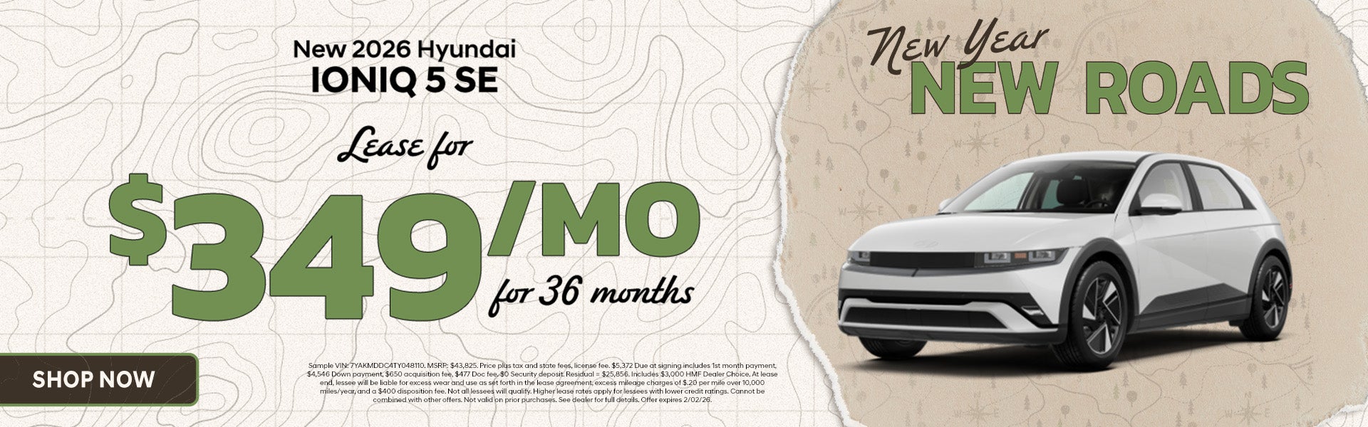 Lease a New 2026 IONIQ 5!