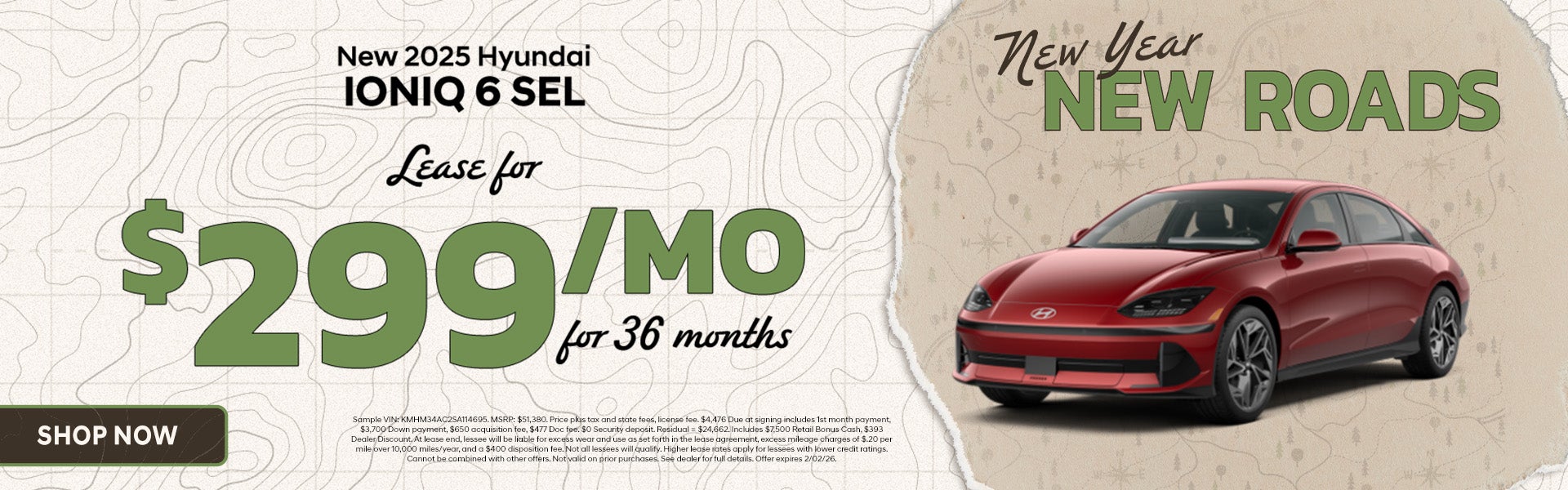 Lease a New 2025 IONIQ 6!